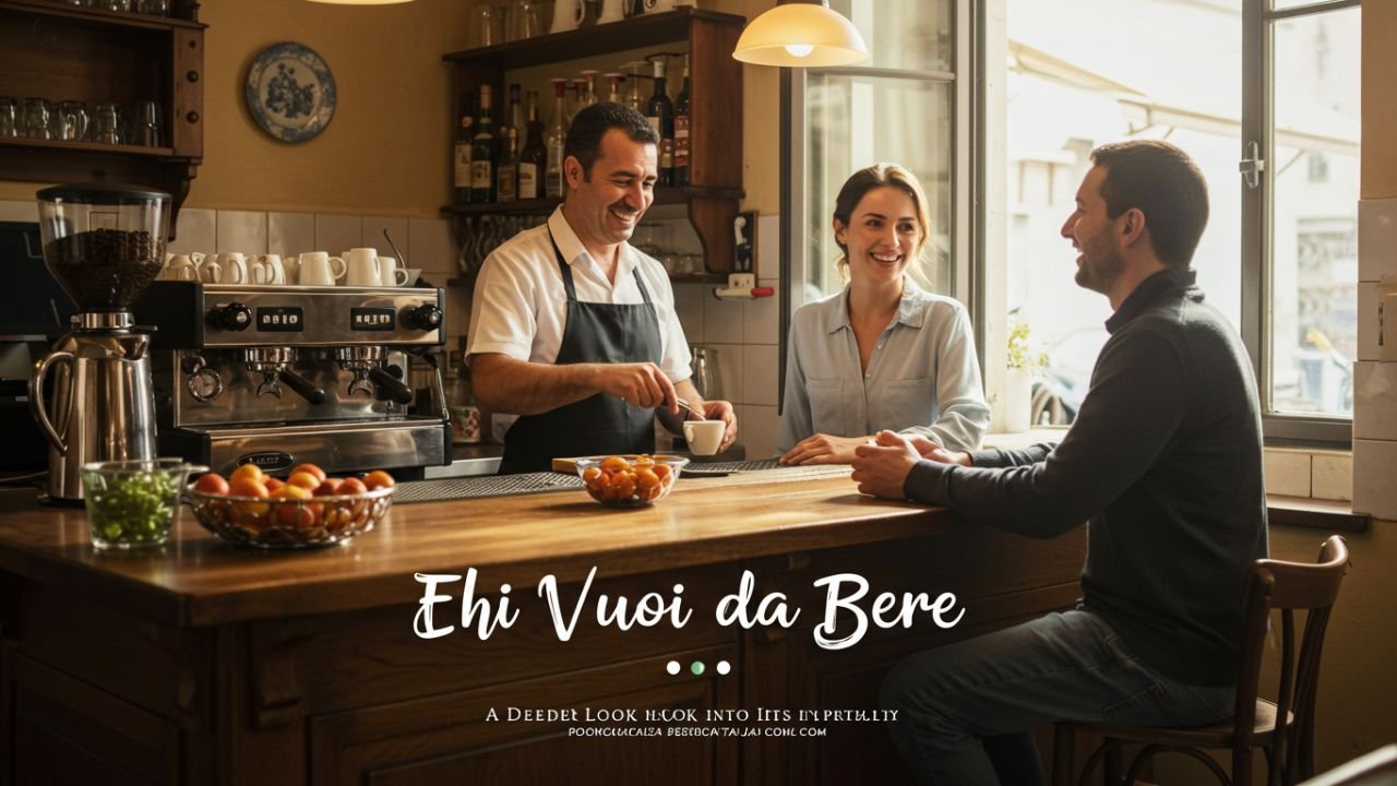 ehi vuoi da bere